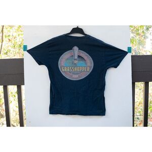 Space X Texas Grasshopper Vertical Takeoff Vertical Landing‎ T-Shirt Blue Size M